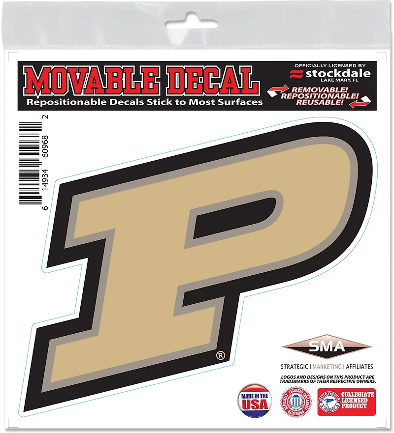 WinCraft Purdue University 6 x 6 in Decal