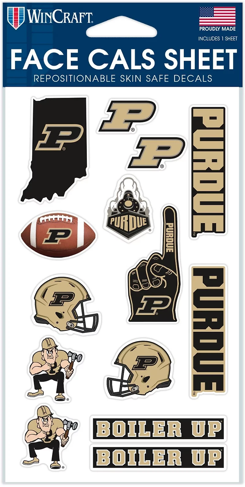 WinCraft Purdue University Face Cals