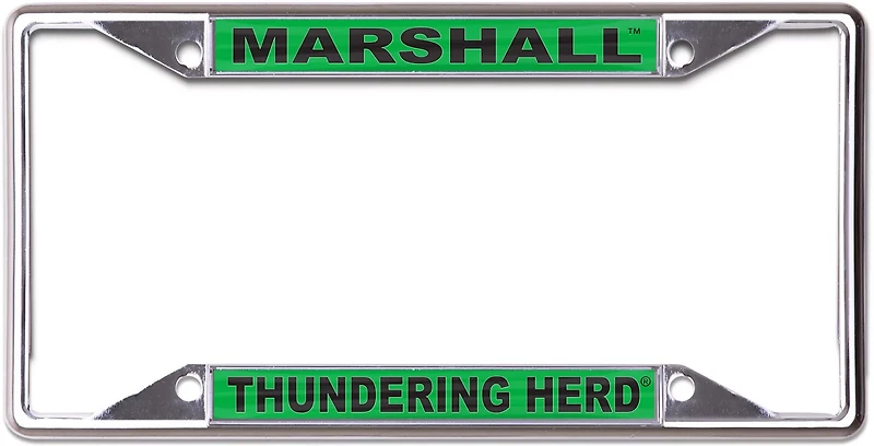 WinCraft Marshall University Metallic License Plate Frame