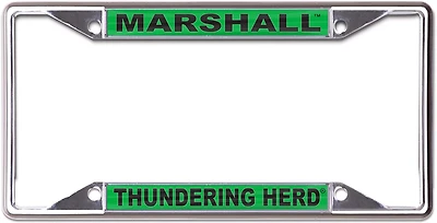 WinCraft Marshall University Metallic License Plate Frame