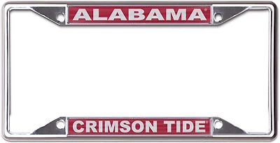 WinCraft University of Alabama Metallic License Plate Frame