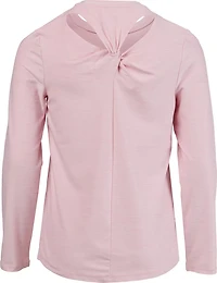 BCG Girls' Twist Back Long Sleeve Top