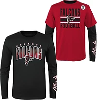 Outerstuff Boys' 8-20 Atlanta Falcons Fan Fave 3-in-1 Combo T-shirt