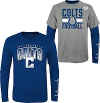 Outerstuff Boys' 4-7 Indianapolis Colts Fan Fave 3-in-1 Combo T-shirt