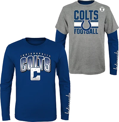 Outerstuff Boys' 8-20 Indianapolis Colts Fan Fave 3-in-1 Combo T-shirt
