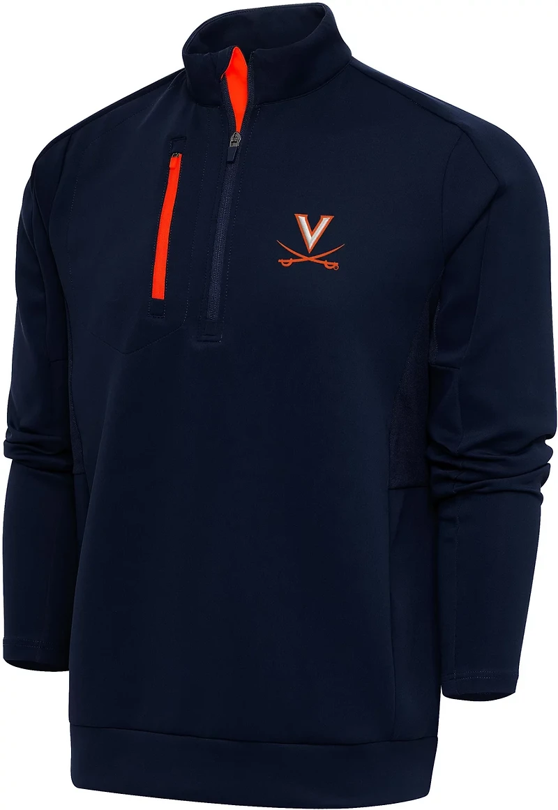 Antigua Men's University of Virginia Generation 1/4-Zip Pullover Shirt