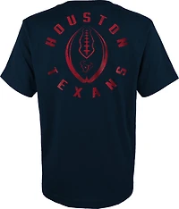 Outerstuff Boys' 8-20 Houston Texans Liquid Camo Logo Short Sleeve T-shirt