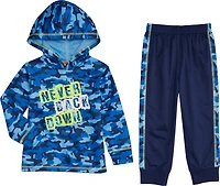 BCG Toddler Boys' Never Back Down Mesh Hoodie and Joggers Set