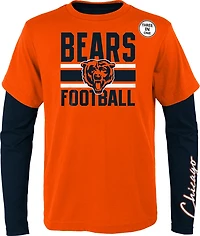 Outerstuff Boys' 8-20 Chicago Bears Fan Fave 3-in-1 Combo T-shirt