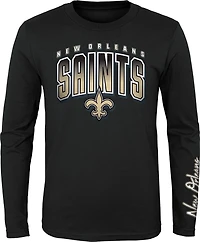 Outerstuff Boys' 8-20 New Orleans Saints Fan Fave 3-in-1 Combo T-shirt
