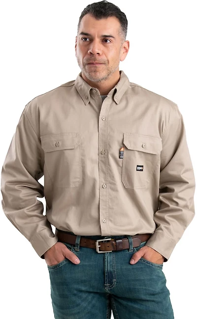 Berne Men's FR Button-Down Workshirt