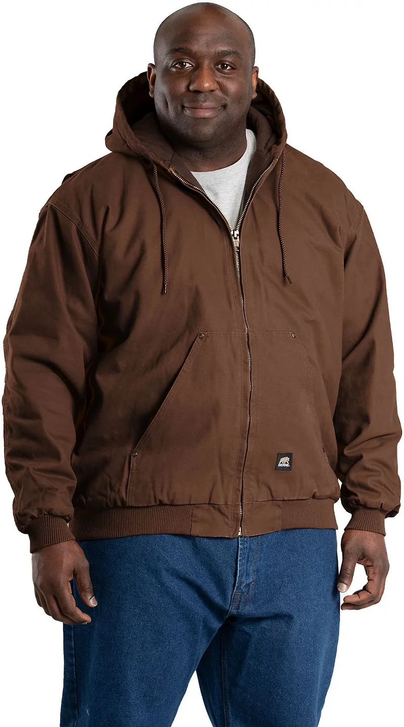 Berne Men's Original Washed Hooded Jacket
