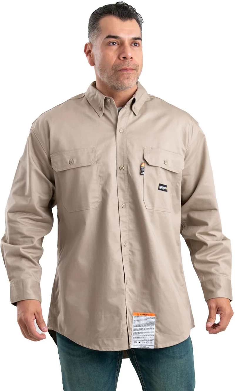 Berne Men's FR Button-Down Workshirt