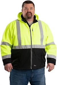 Berne Men's Hi-Visibility Softshell Jacket