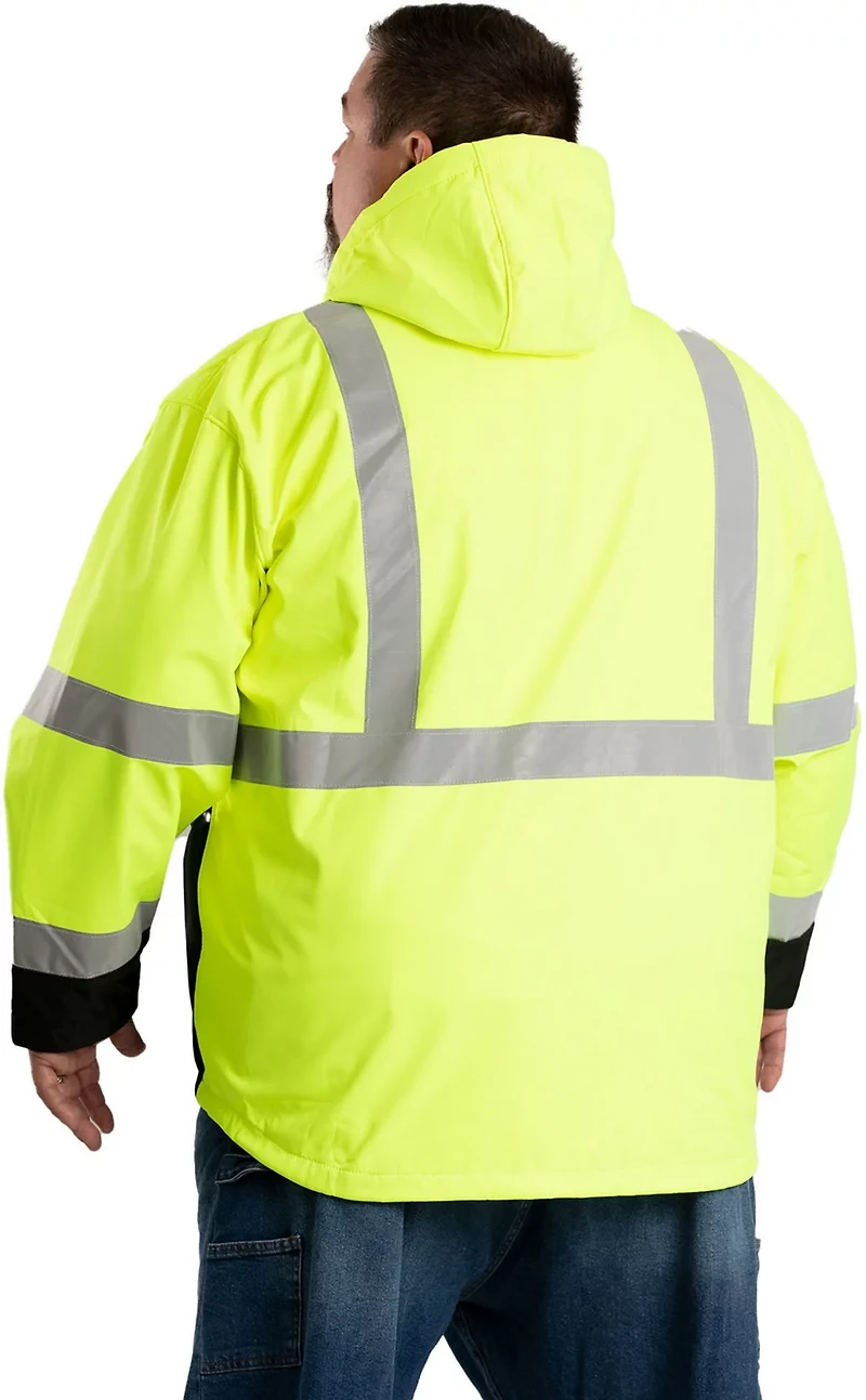 Berne Men's Hi-Visibility Softshell Jacket