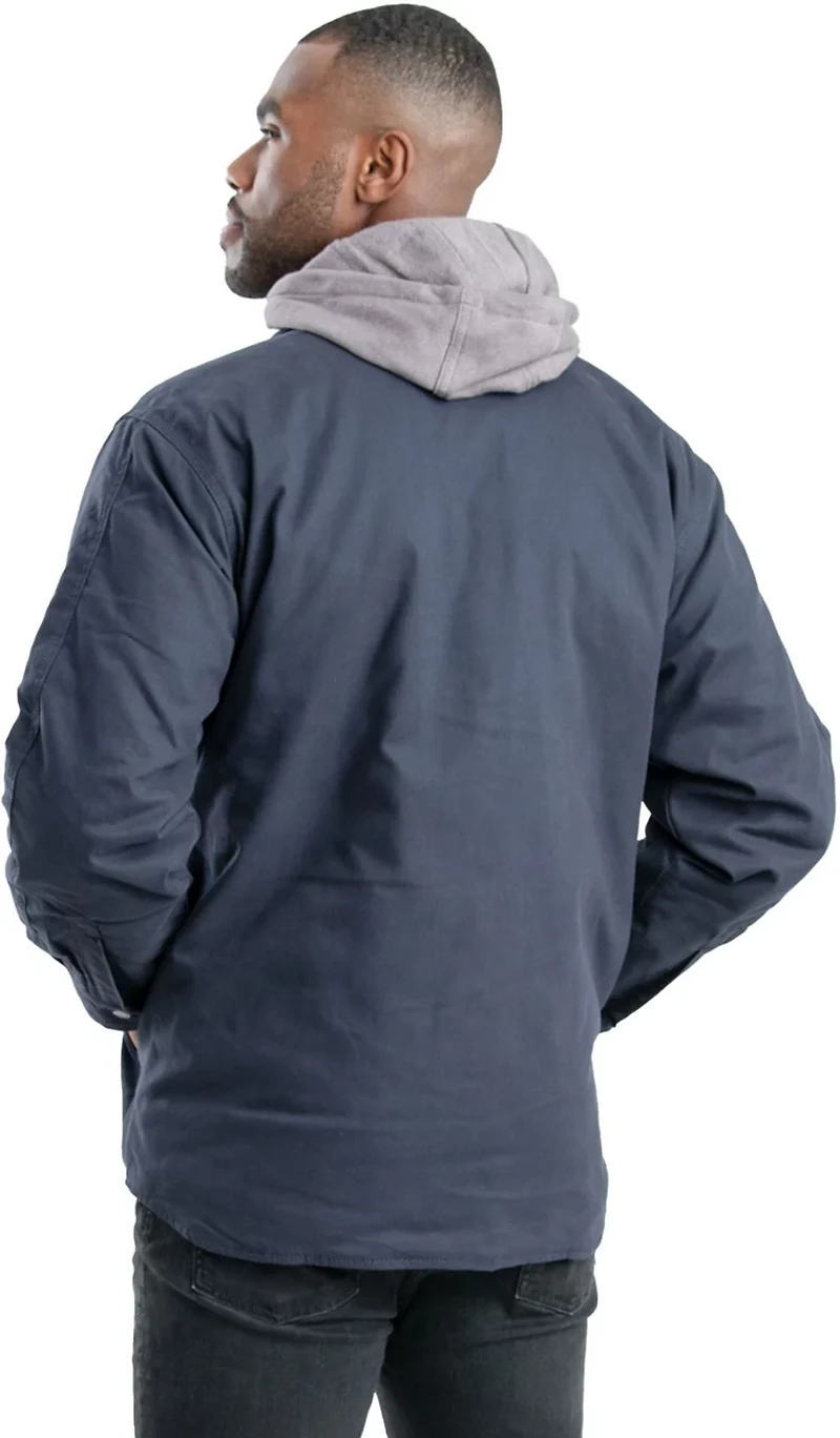 Berne Men's Hooded Shirt Jacket
