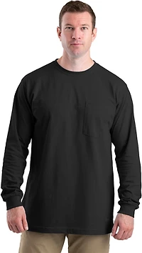 Berne Men's Heavyweight Long Sleeve Pocket T-shirt