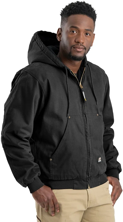 Berne Men's Highland Washed Hooded Jacket