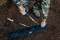 Cascade Mountain Tech Carbon Fiber Quick Lock Camo Trekking Poles
