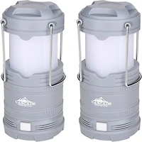 Cascade Mountain Tech Pop-Up LED 300-Lumen Lantern/Flashlight 2-Pack