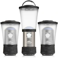 Cascade Mountain Tech Collapsible IPX4 Water-Resistant LED Lantern/Flashlight 3-Pack