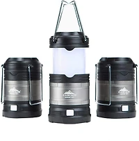 Cascade Mountain Tech Multi-Mode Pop-Up IPX4 Water-Resistant LED Lantern 3-Pack