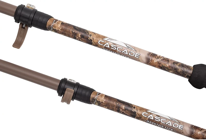 Cascade Mountain Tech Carbon Fiber Quick Lock Camo Trekking Poles