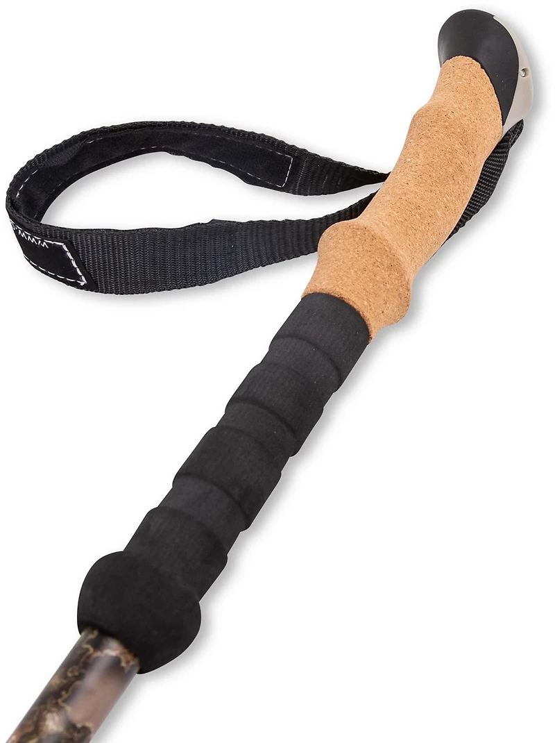 Cascade Mountain Tech Carbon Fiber Quick Lock Camo Trekking Poles