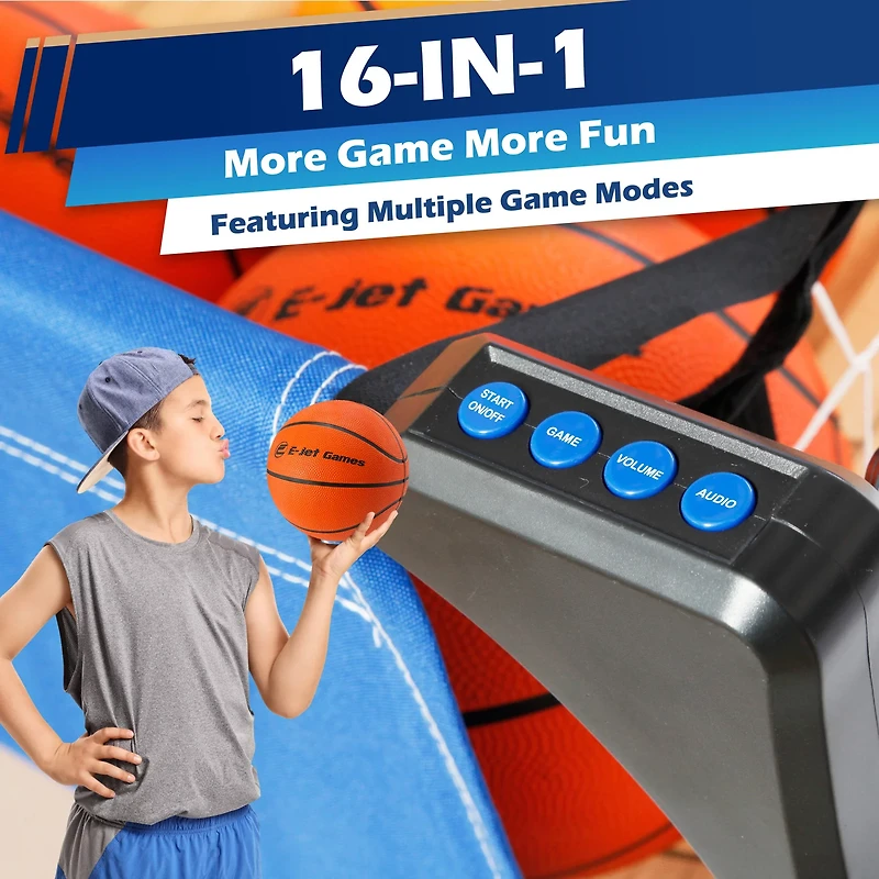 E-Jet Sport 16 in 1 Basketball Arcade Game