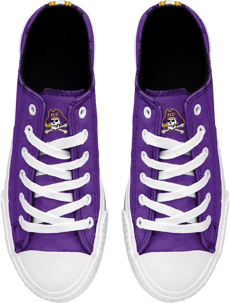 FOCO Unisex East Carolina University SMU Canvas Shoes