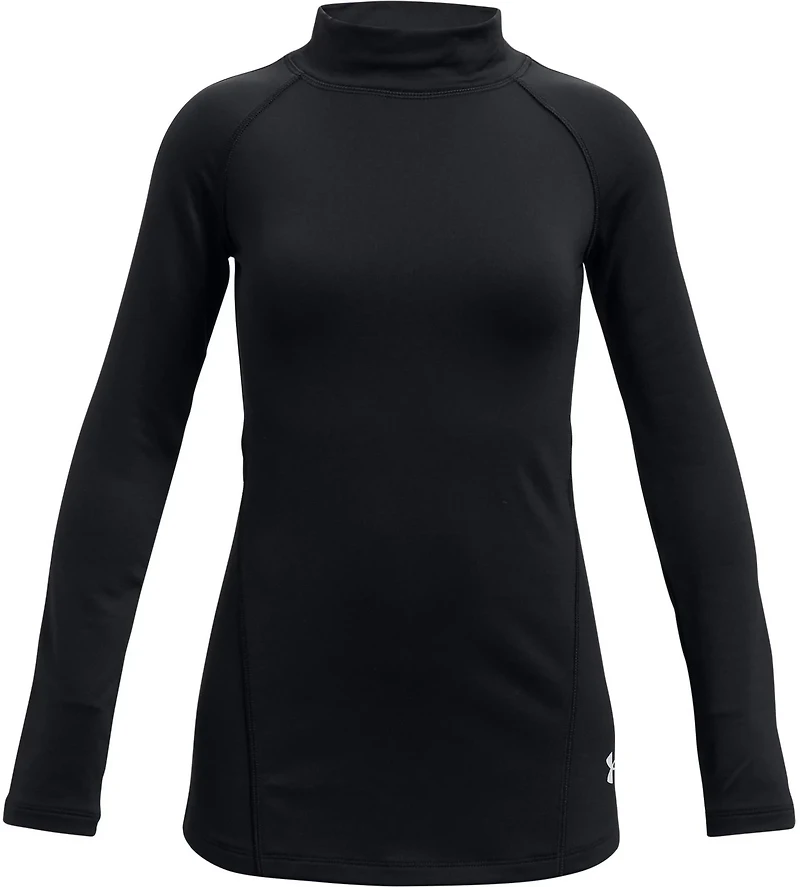 Under Armour Girls' ColdGear Long Sleeve Mock Neck Shirt