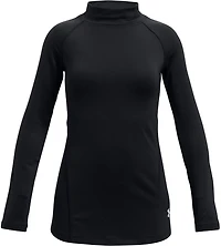 Under Armour Girls' ColdGear Long Sleeve Mock Neck Shirt