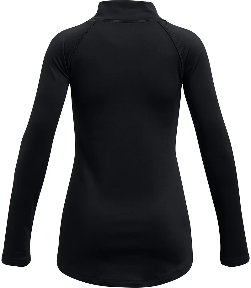 Under Armour Girls' ColdGear Long Sleeve Mock Neck Shirt