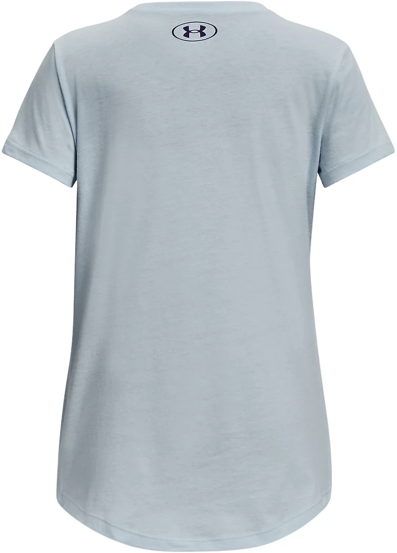 Under Armour Girls' Softball Bubbles Short Sleeve T-shirt