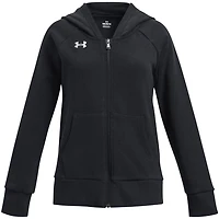 Under Armour Girls' Rival Fleece Full-Zip Hoodie