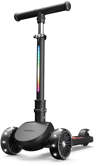 Jetson Amber 3 Wheel Light Up Deck Scooter