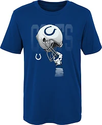 Outerstuff Boys' 4-7 Indianapolis Colts Helmets High Short Sleeve T-shirt