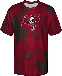 Outerstuff Boys' 8-20 Tampa Bay Buccaneers In the Mix Poly Dri-Tek Short Sleeve T-shirt