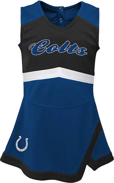 Outerstuff Girls' Indianapolis Colts TDLR Cheer Captain Cheerleader Jumper