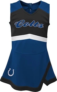 Outerstuff Girls' Indianapolis Colts TDLR Cheer Captain Cheerleader Jumper
