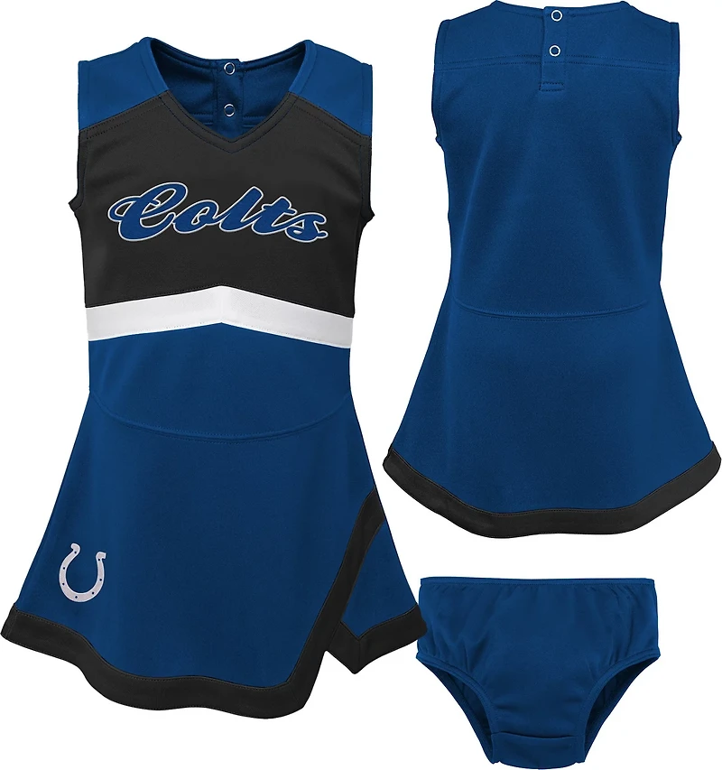 Outerstuff Girls' Indianapolis Colts TDLR Cheer Captain Cheerleader Jumper