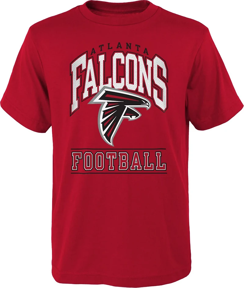Outerstuff Kids' Atlanta Falcons Big Blocker Short Sleeve T-shirt
