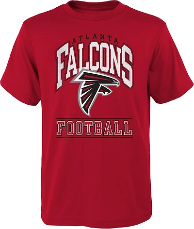 Outerstuff Kids' Atlanta Falcons Big Blocker Short Sleeve T-shirt
