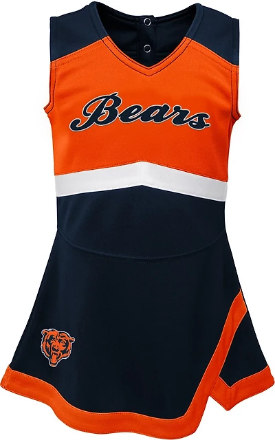 Outerstuff Girls' Chicago Bears TDLR Cheer Captain Cheerleader Jumper
