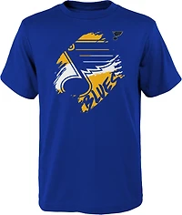 Outerstuff Youth St. Louis Blues Knock Out T-shirt