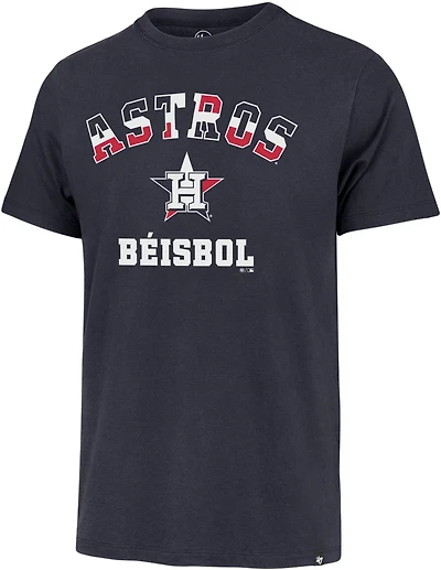 '47 Men's Houston Astros Hispanic Heritage Month Dominican Republic Franklin Short Sleeve Shirt