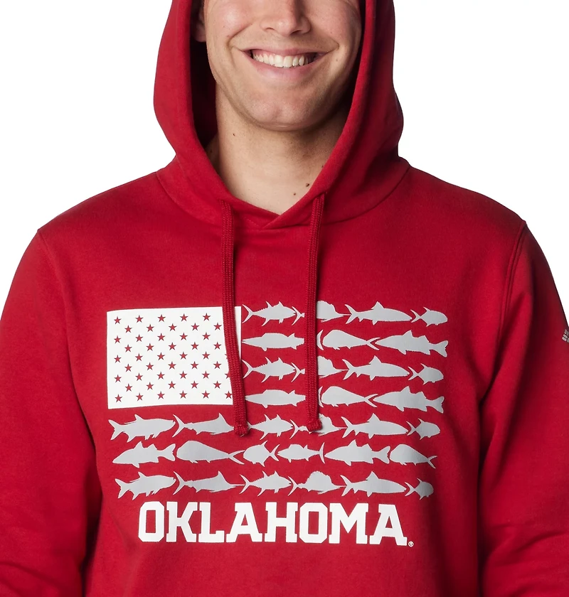 Columbia Sportswear Men's University of Oklahoma Fish Flag II Hoodie