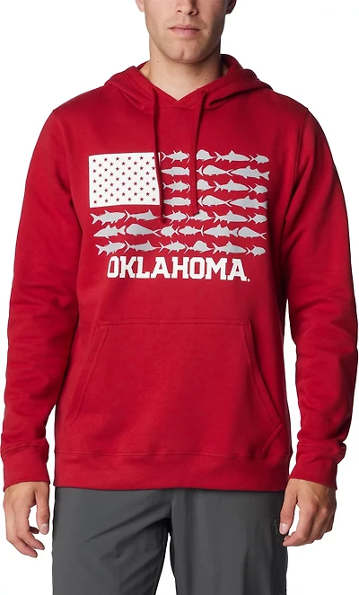 Columbia Sportswear Men's University of Oklahoma Fish Flag II Hoodie