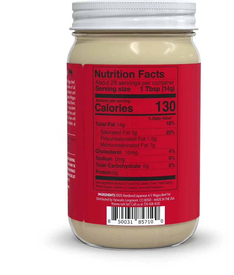 Fatworks 14 oz A5 Japanese Wagyu Tallow
