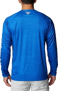 Columbia Sportswear Men's University of Kentucky PFG Terminal Tackle Heather Long Sleeve Shirt